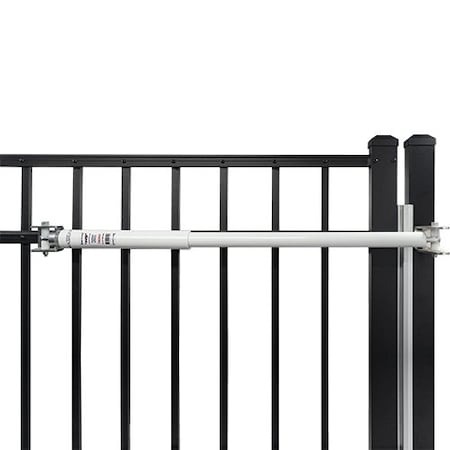 Lockey Adjustable Hydraulic Gate Closer For Gates 150-250 lbs White TB650W